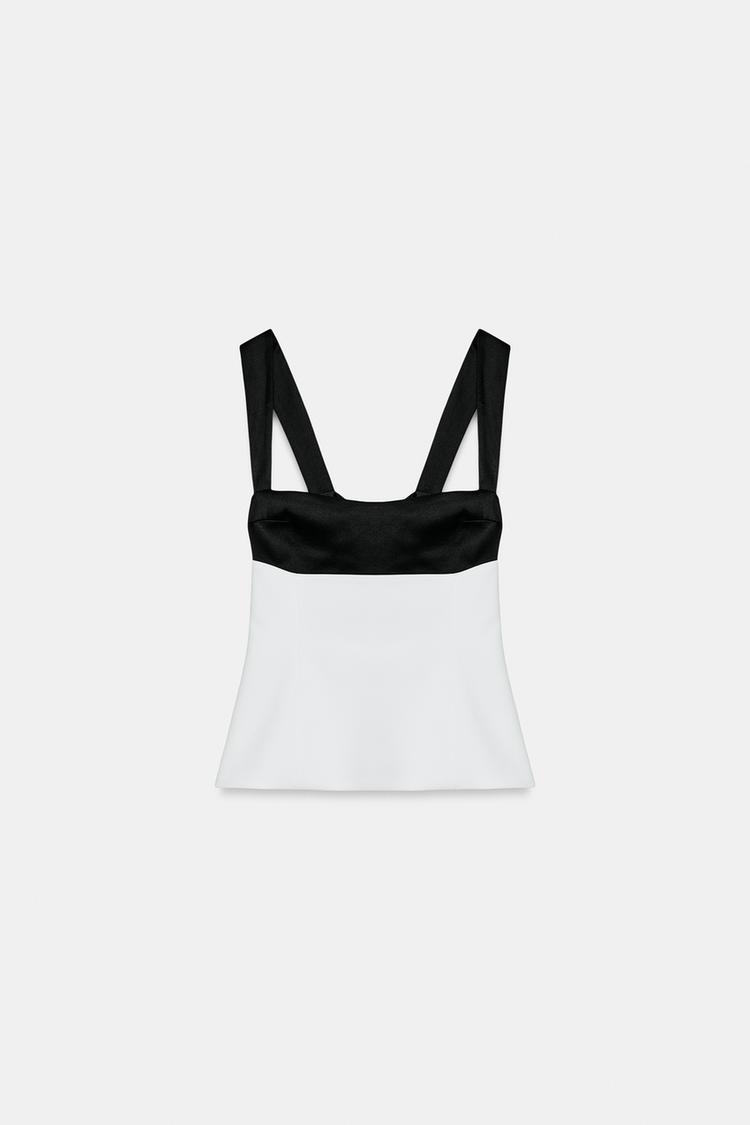 Noir Contrast Top