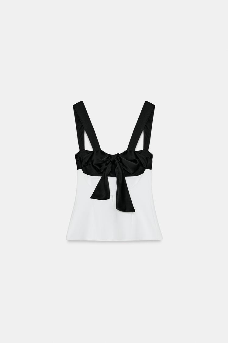 Noir Contrast Top
