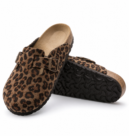Sienna Leopard Clogs