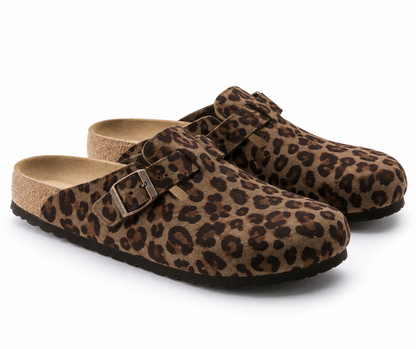 Sienna Leopard Clogs