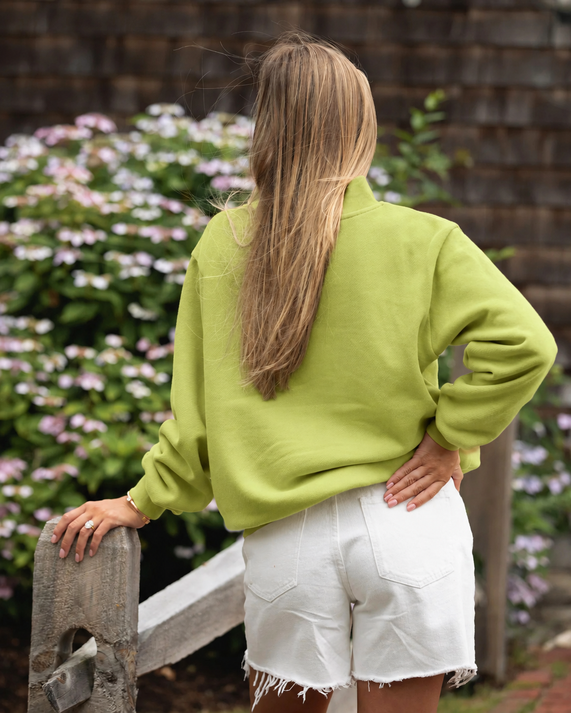 Meadow Butterfly Mockneck